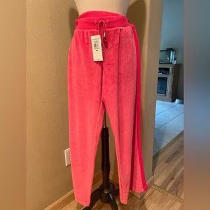 NEW Yvonne Picone, JADKFE84 joggers sweatpants begonia medium Brompton Road  Nwt